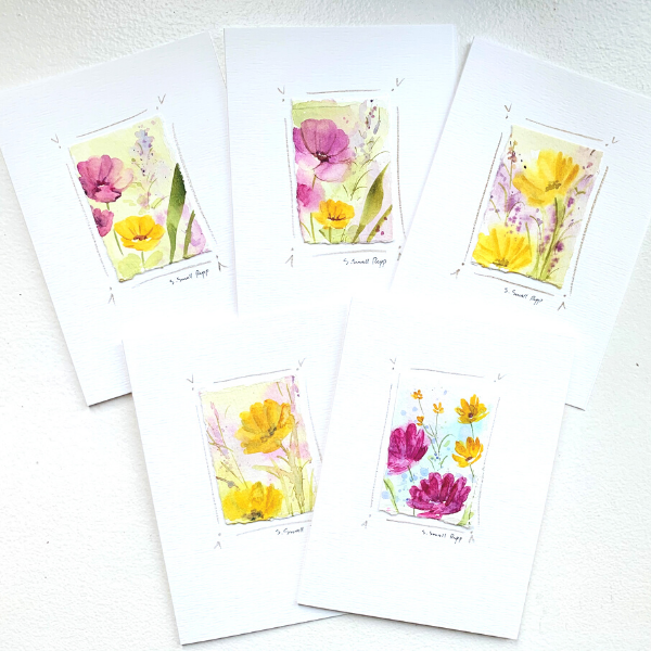 Hand-Painted Greeting Card